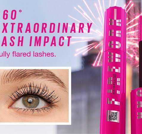 مايبيلين لاش سينسيشنال فاير وورك ماسكارا  الجديدة